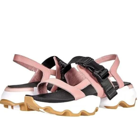 Sorel Kinetic Impact Sling Shoes Womens Size US 9.5 Strap Leather Sandals - Picture 1 of 9